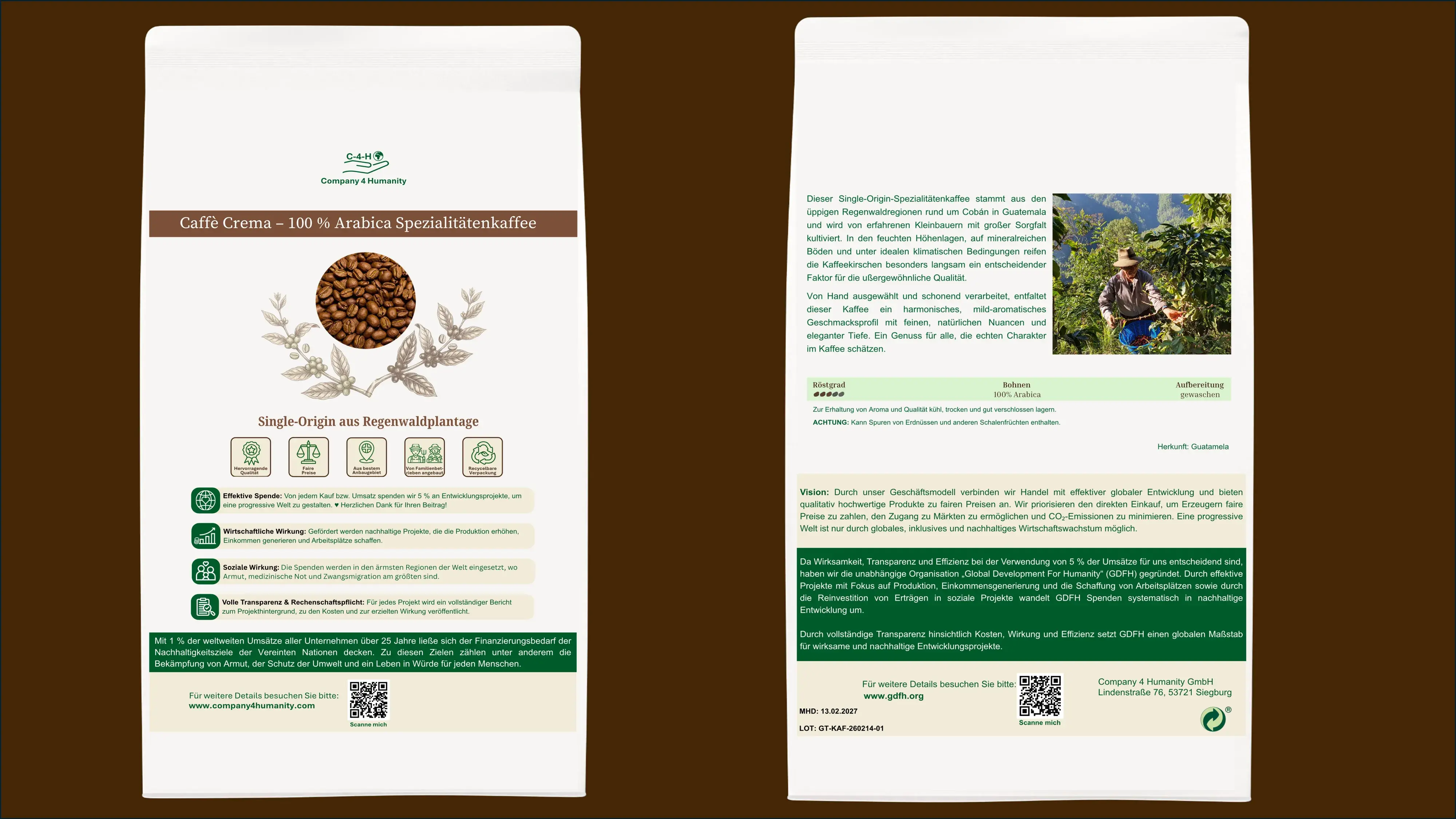 Frisch und aromadicht verpackt
