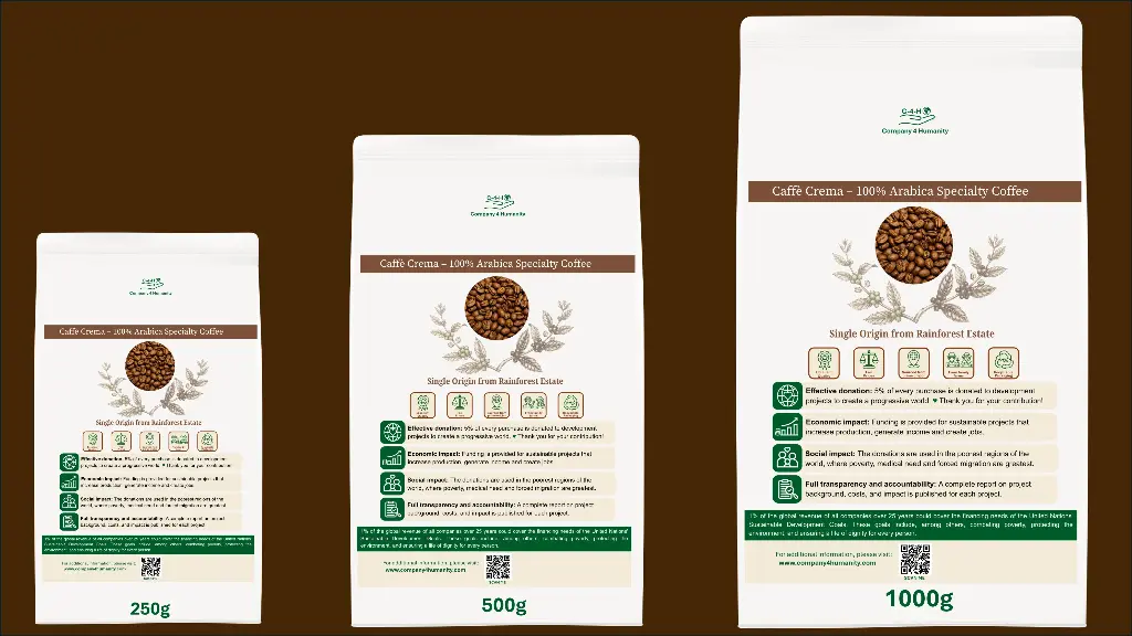 EN | Sizes | 250 g, 500 g or 1 kg | Choose your size – the bigger the pack, the lower the price per 100 g.
